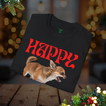 Happy Holidays Chihuahua Tee