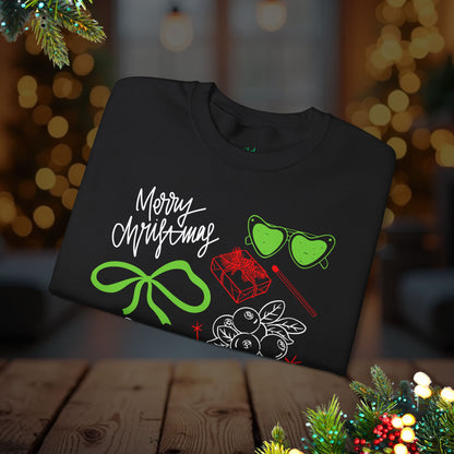 Christmas Doodles Crewneck Sweatshirt
