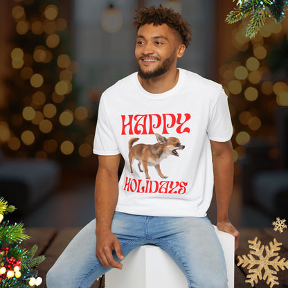 Happy Holidays Chihuahua Tee