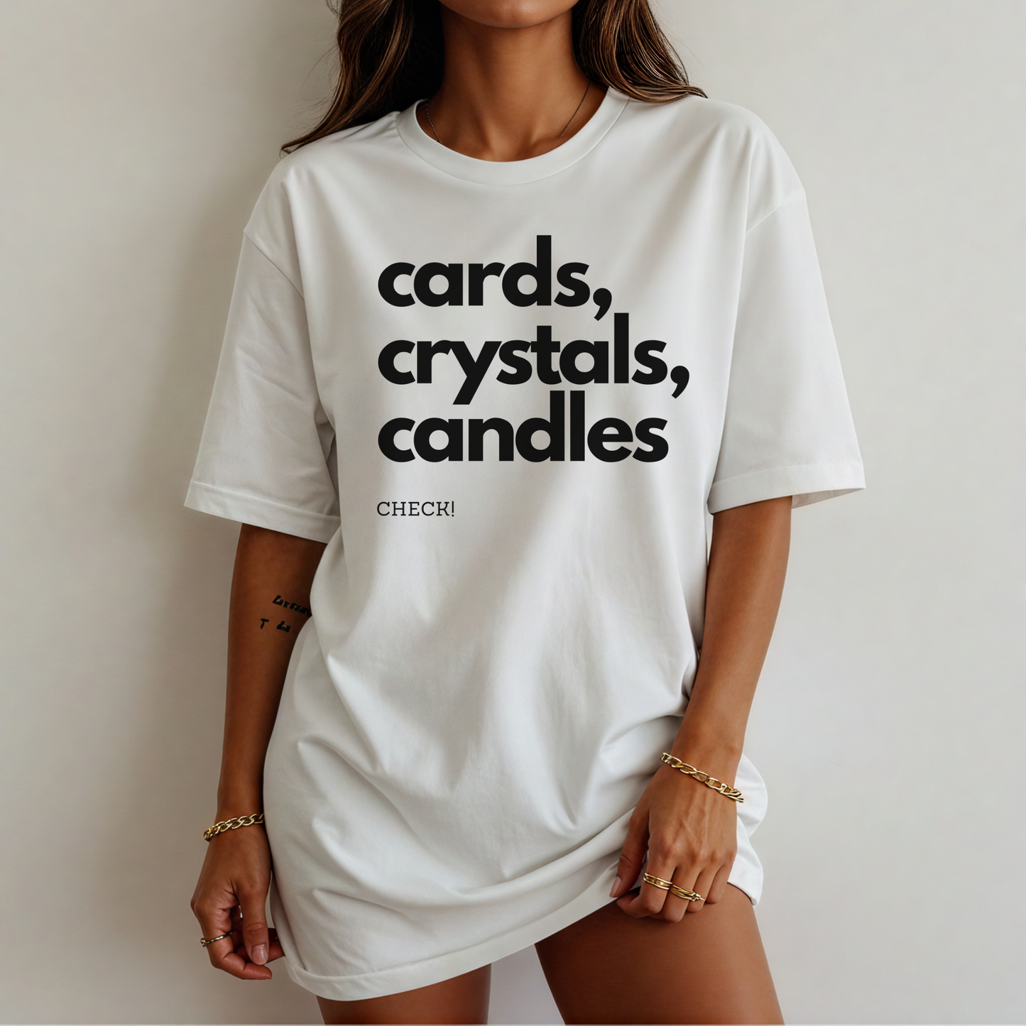 Cards, Crystals, Candles Tee
