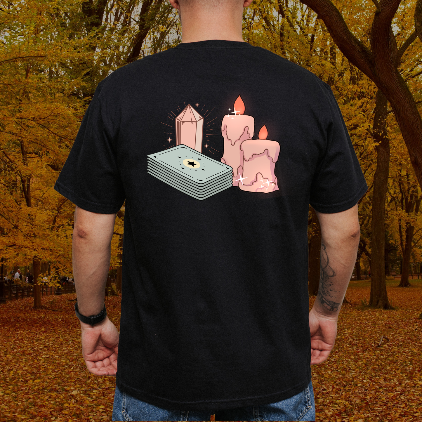 Cards, Crystals, Candles Tee