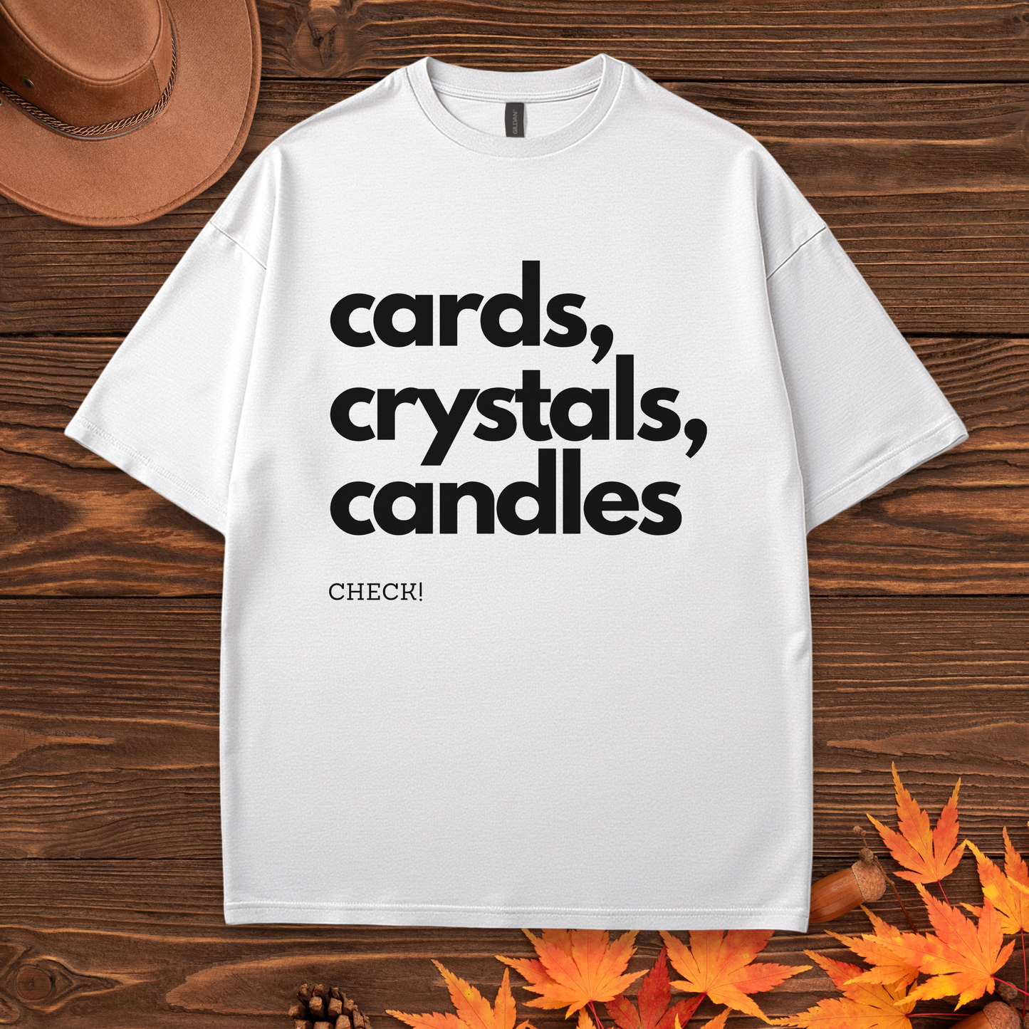 Cards, Crystals, Candles Tee