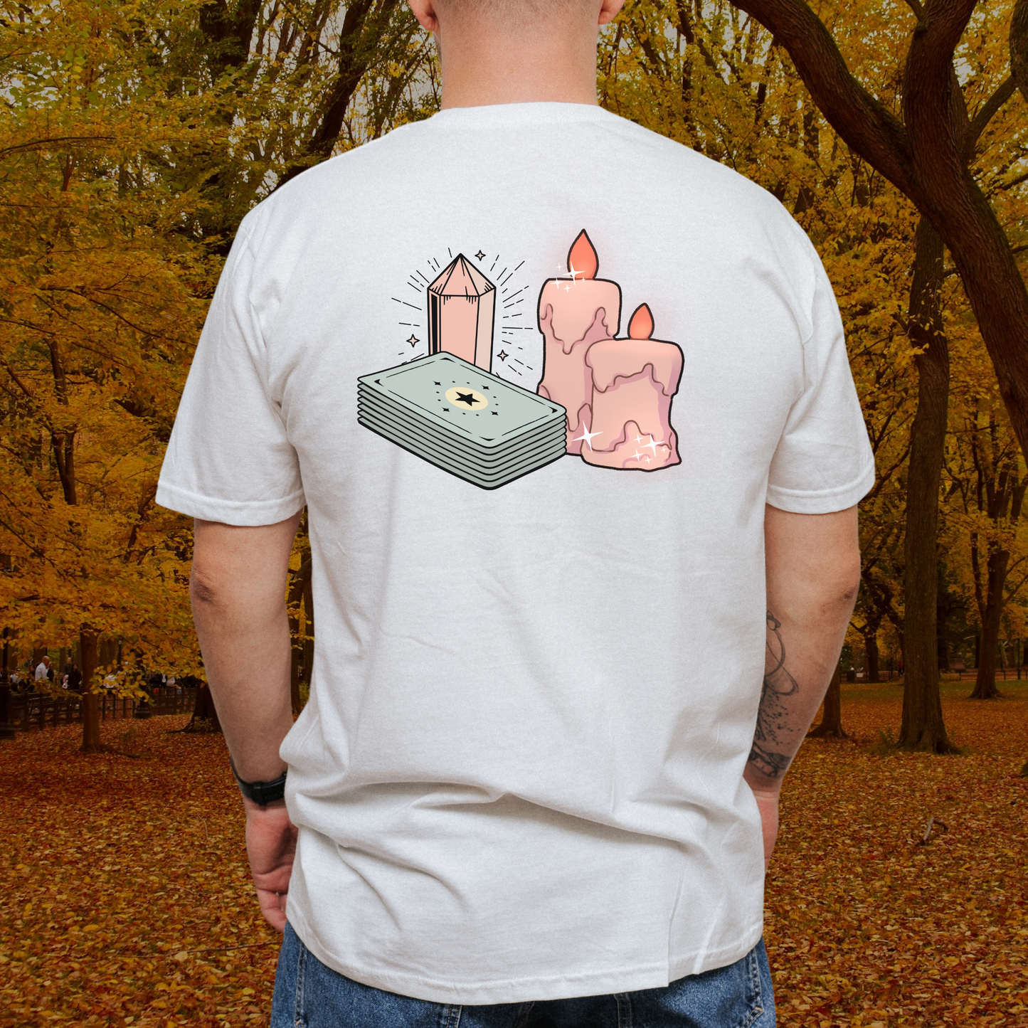 Cards, Crystals, Candles Tee