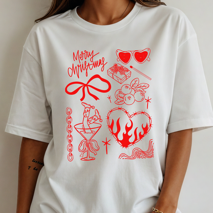Christmas Doodles Tee