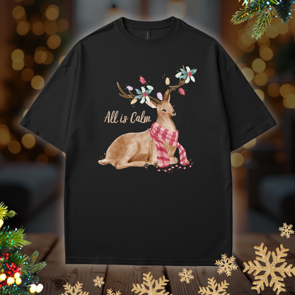 All Is Calm Christmas Tee