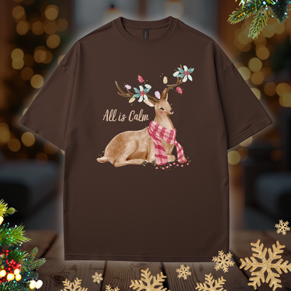 All Is Calm Christmas Tee