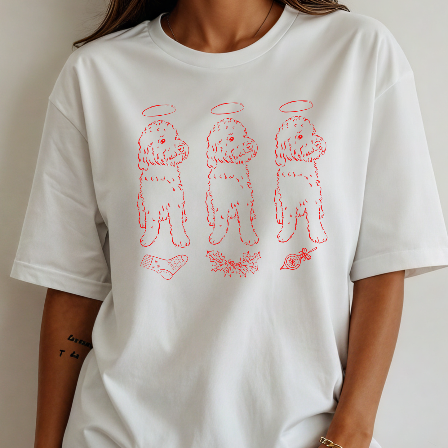 Labradoodle Christmas Tee