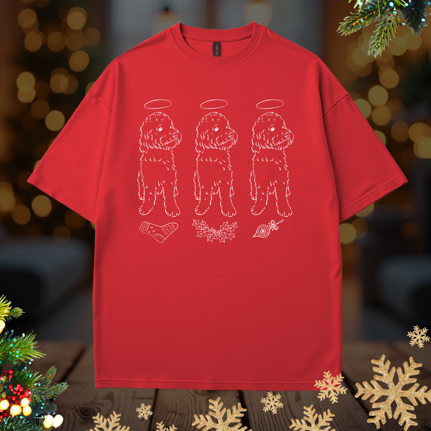 Labradoodle Christmas Tee
