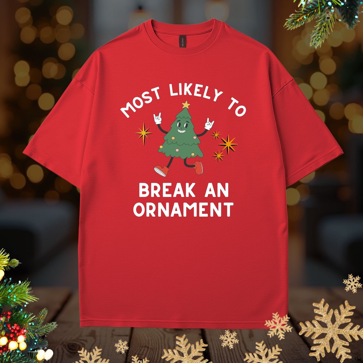 'Most Likely To Break An Ornament' Christmas Shirt