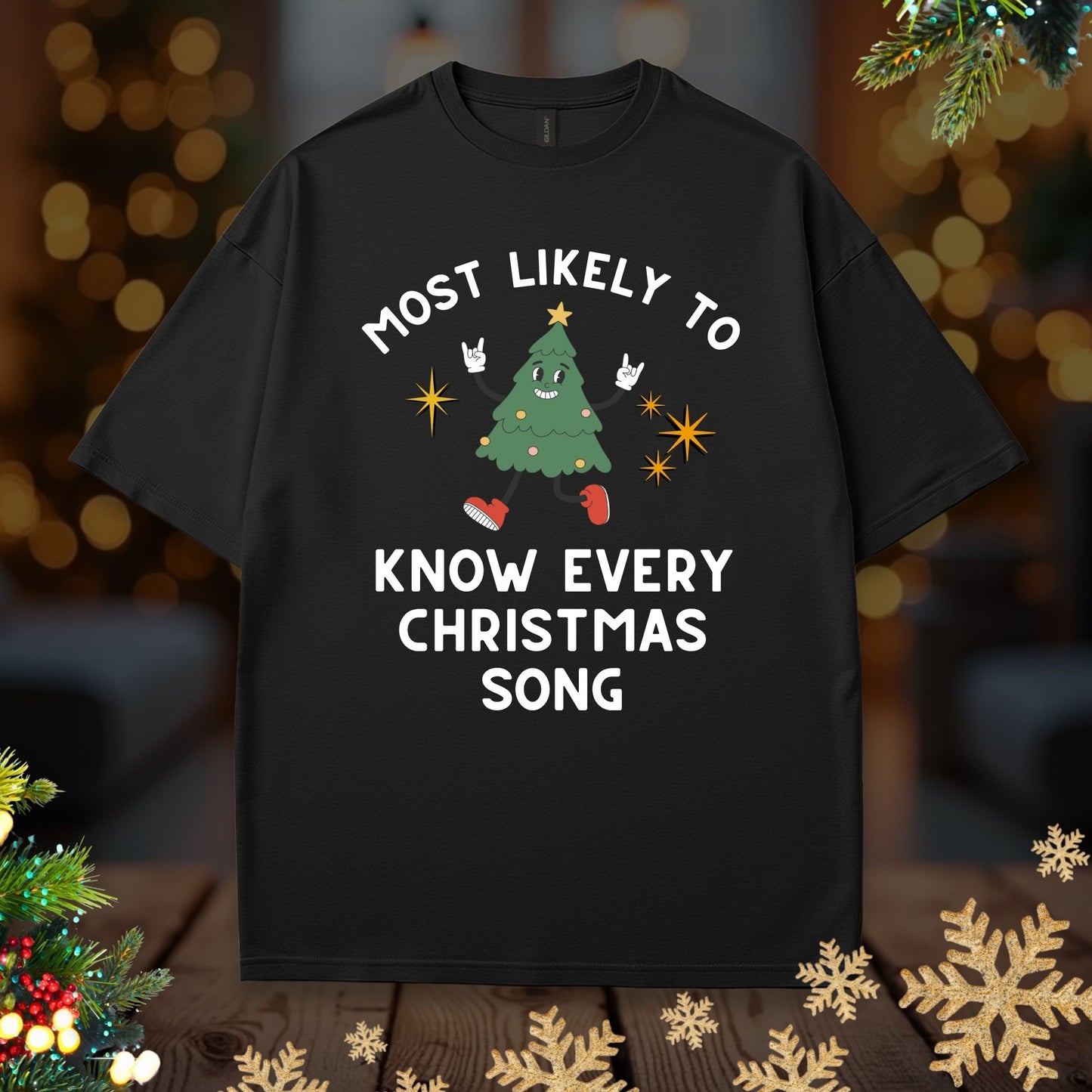 'Most Likely To Know Every Christmas Song’ Christmas Shirt