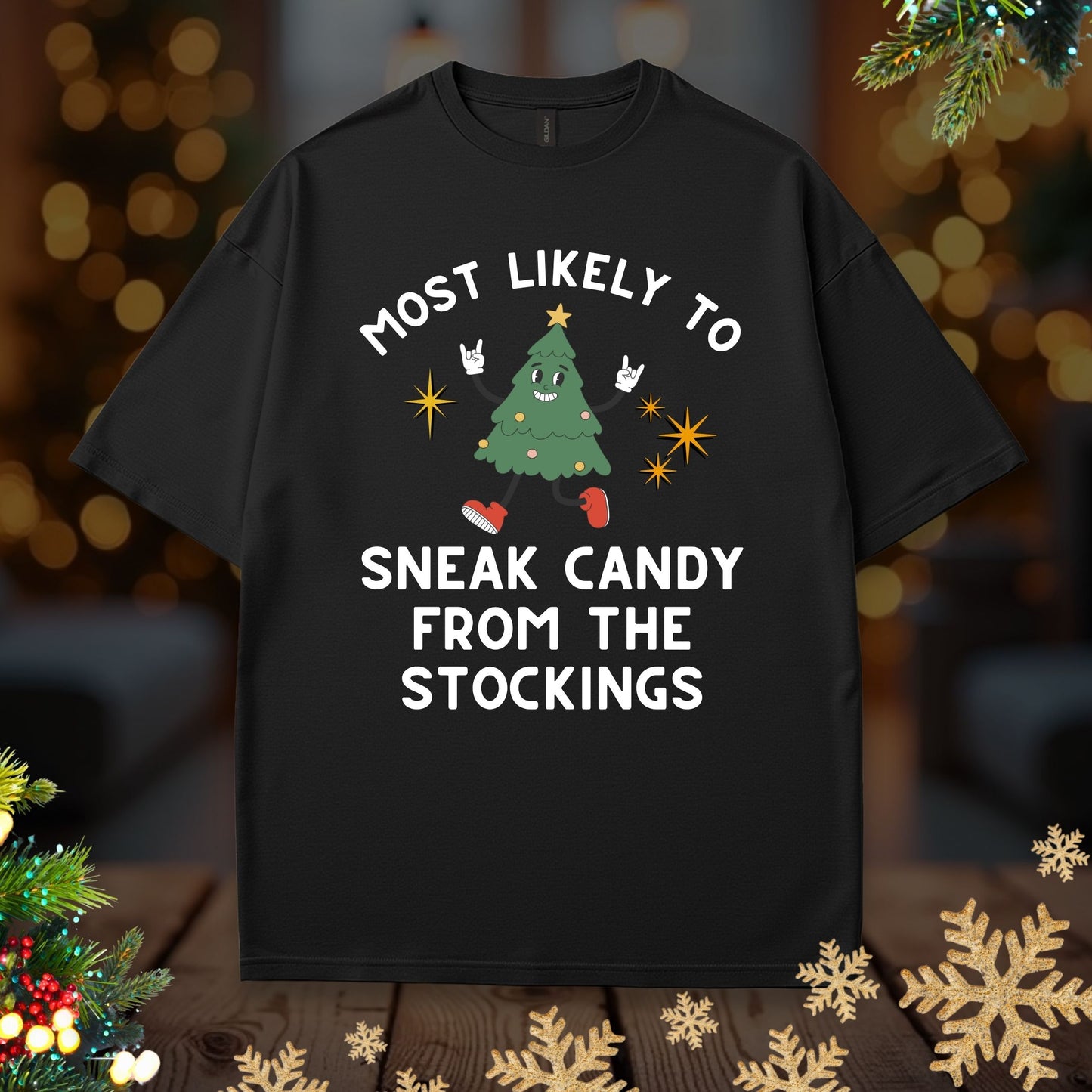 'Most Likely To Sneak Candy’ Christmas Shirt