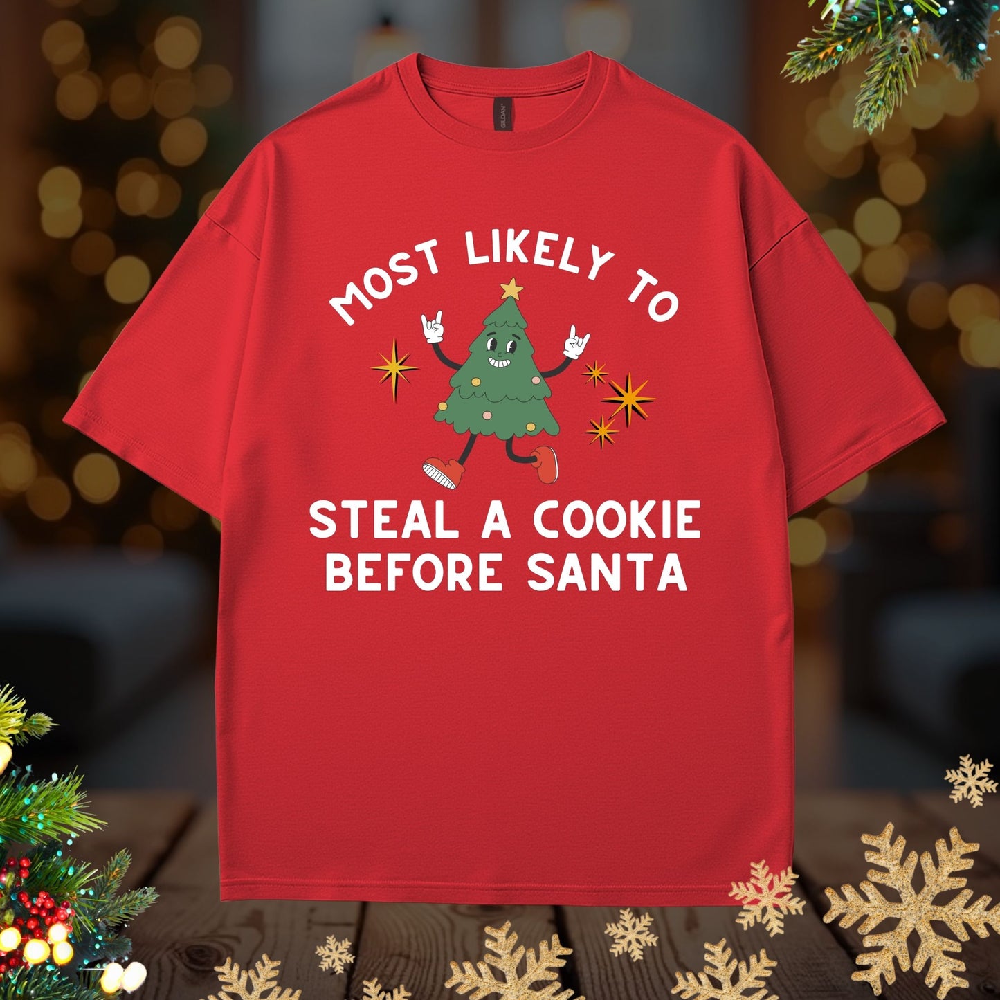 'Most Likely To Steal a Cookie Before Santa’ Christmas Shirt