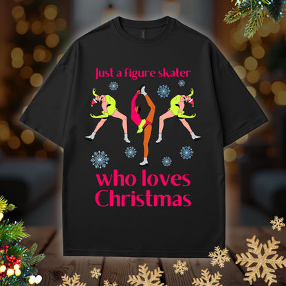 Figure Skater Who Loves Christmas Tee