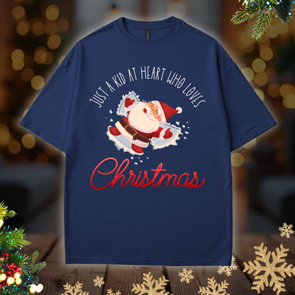 Christmas Santa Snow Angel Tee