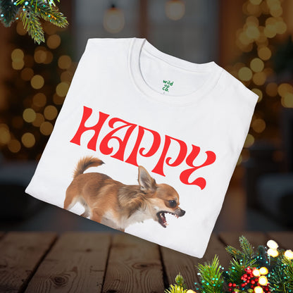 Happy Holidays Chihuahua Tee