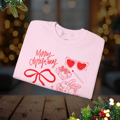 Christmas Doodles Crewneck Sweatshirt