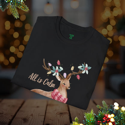 All Is Calm Christmas Tee