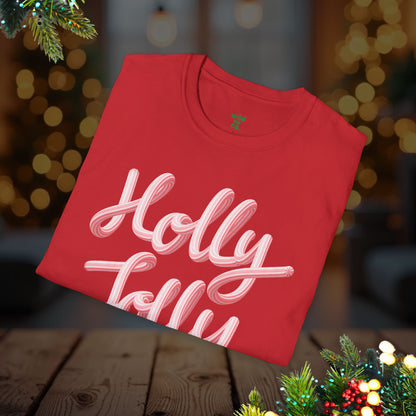 Holly Jolly Retro Cocktail Tee