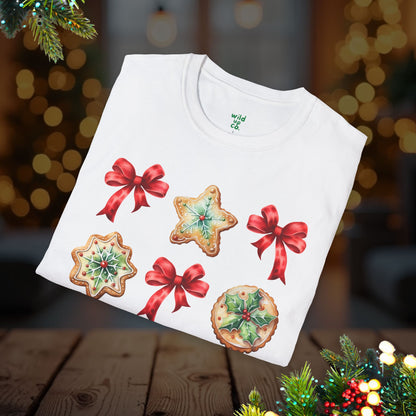 Christmas Cookie + Bows Tee