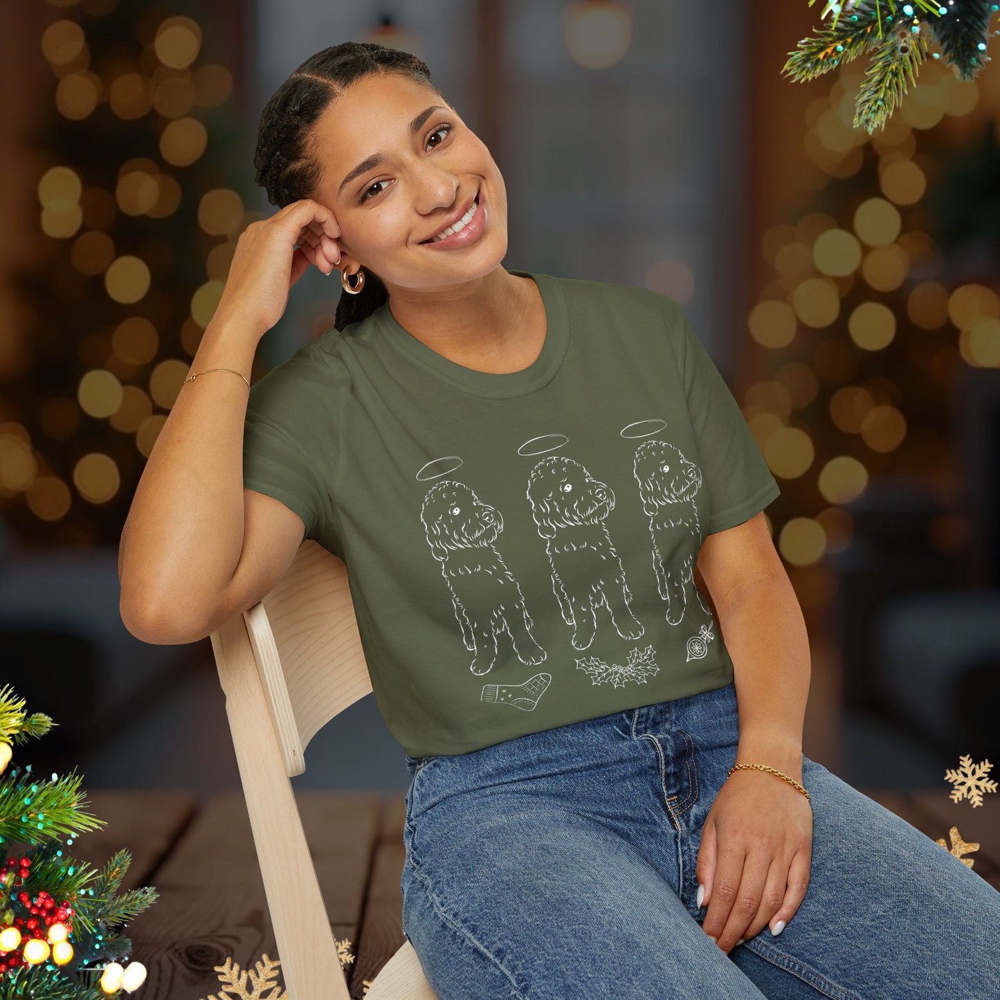 Labradoodle Christmas Tee