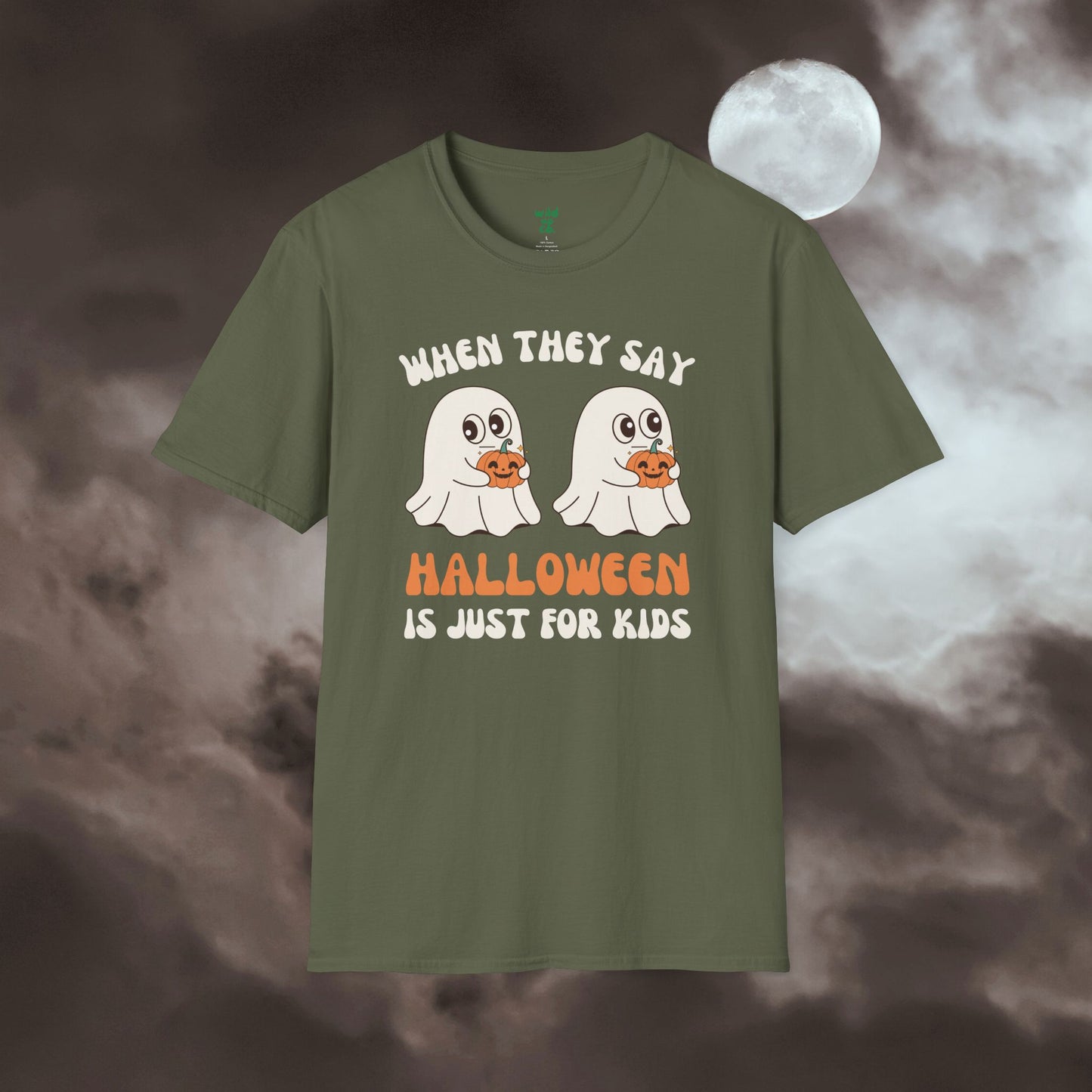 Ghostly Side-Eye Tee