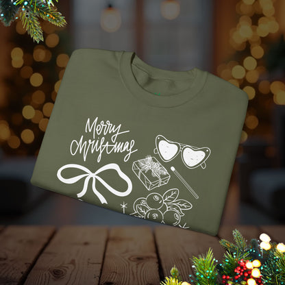 Christmas Doodles Crewneck Sweatshirt