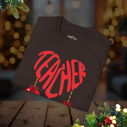 Teacher Christmas T-Shirt — Holiday Ornaments Graphic Tee