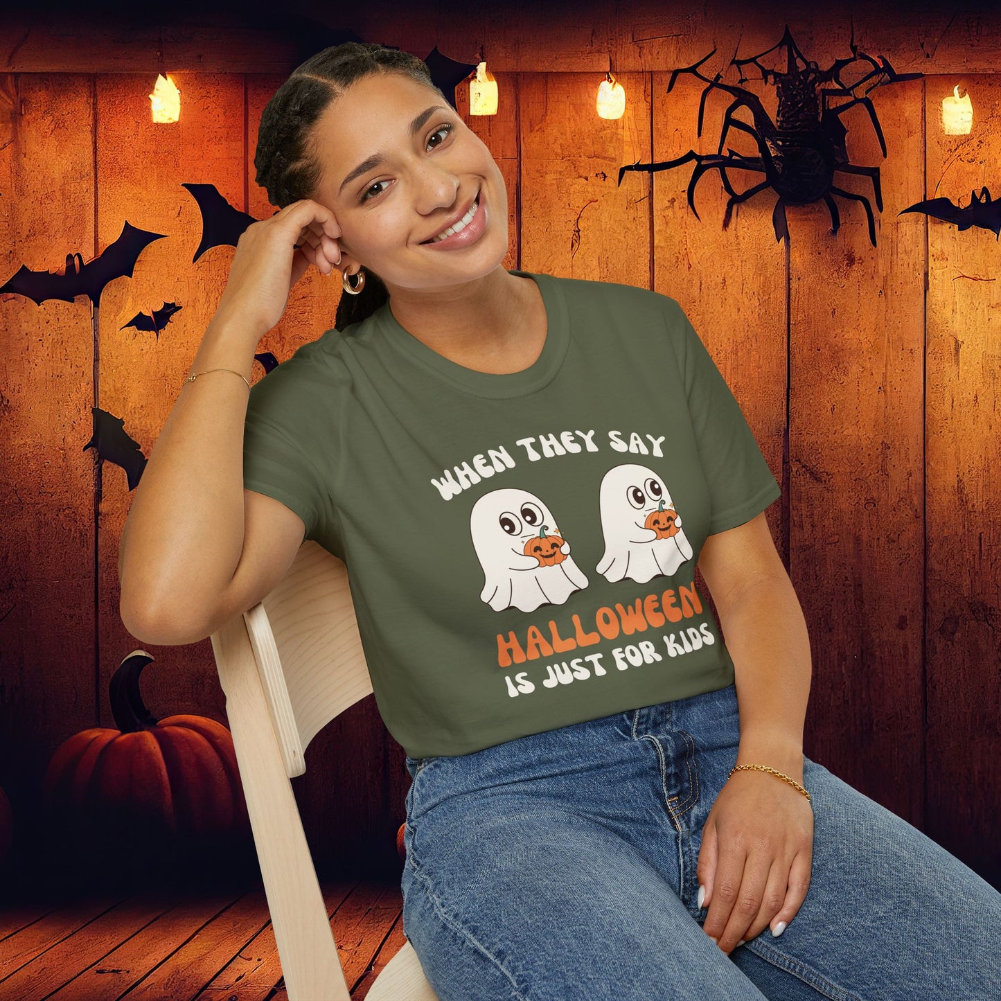 Ghostly Side-Eye Tee