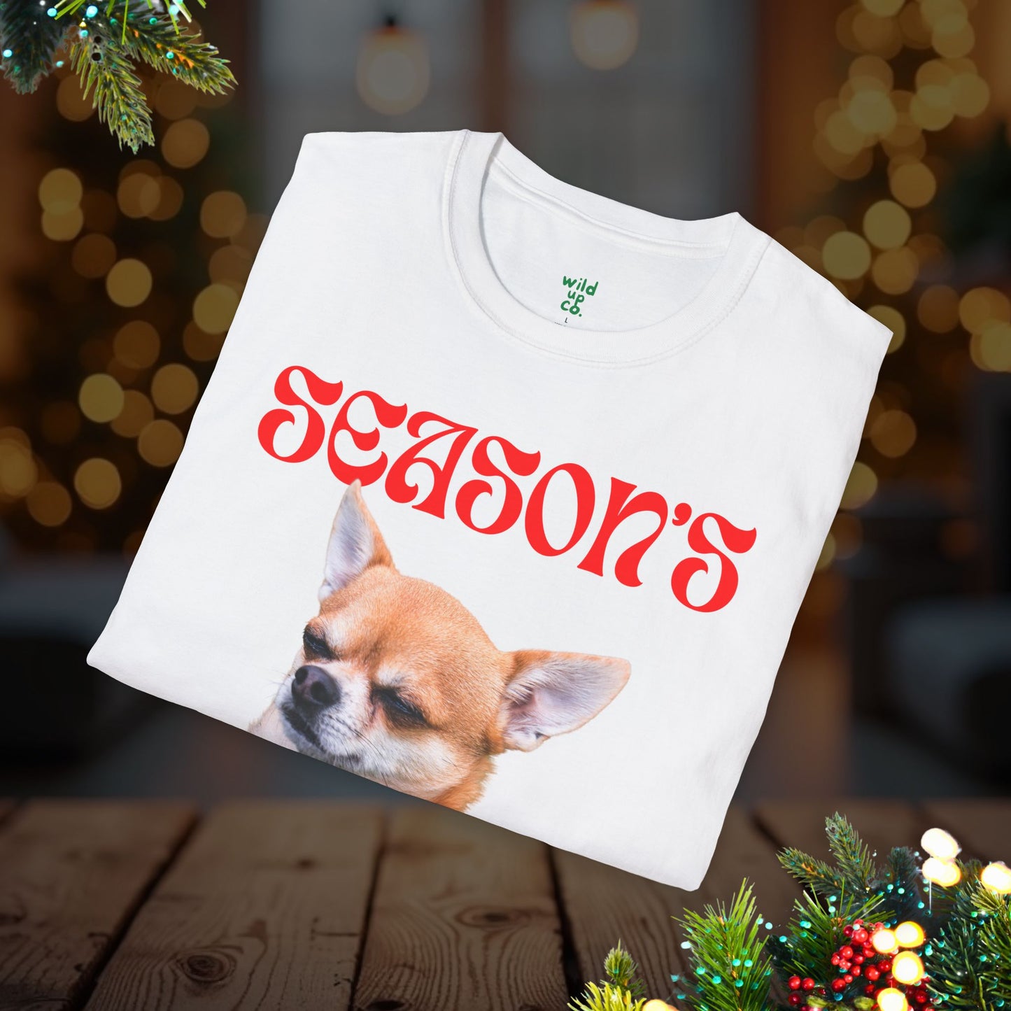 Season’s Greetings Chihuahua Tee