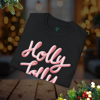 Holly Jolly Retro Cocktail Tee