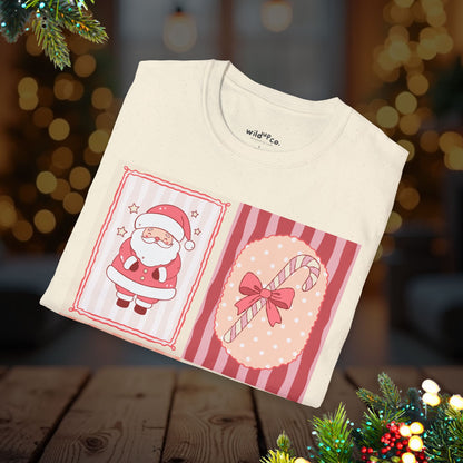 Coquette Christmas Patchwork Tee